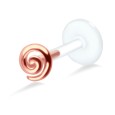 Spiral Shaped Labrets Push-in LA-1024